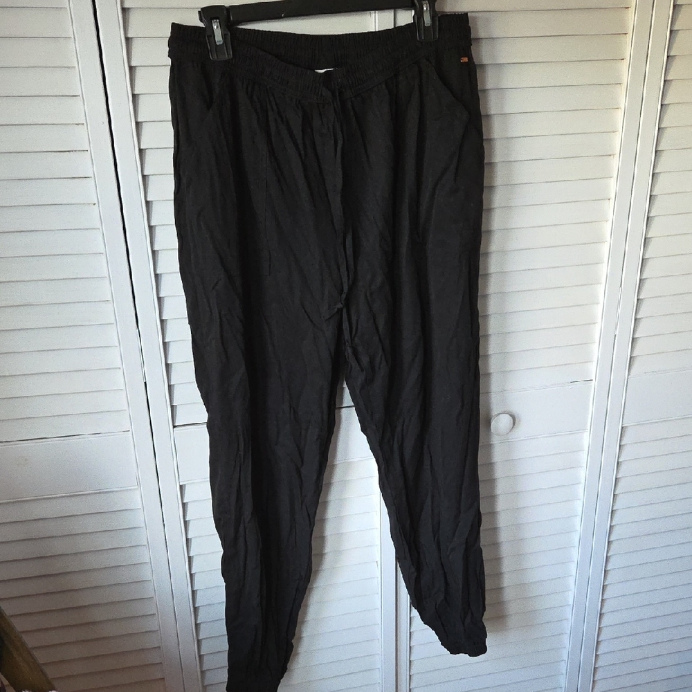 PINK Victoria's Secret Black Jogger Pants